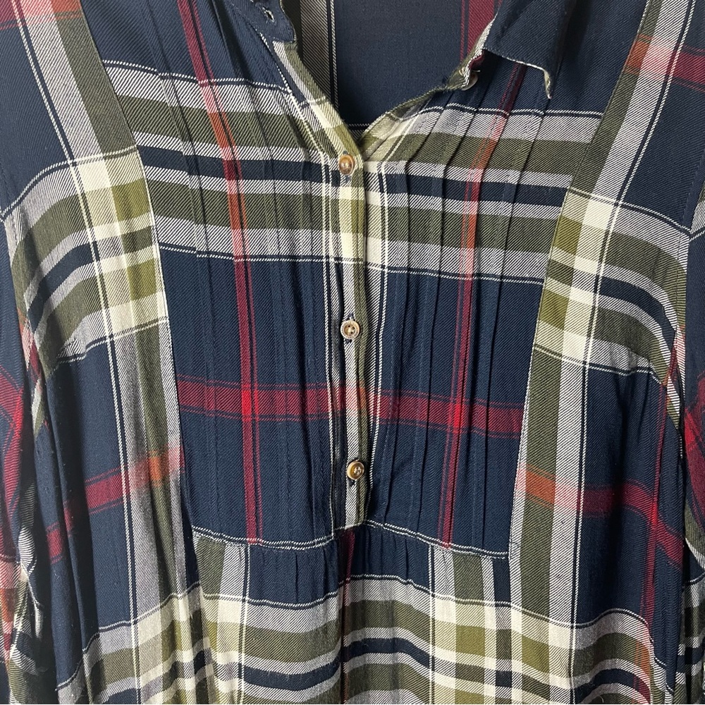 Abercrombie & Fitch Long Sleeve Plaid Dress - Picture 2 of 5